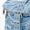 Bestickte Denim-Tasche Bestickte Denim-Tasche