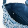 Bestickte Denim-Tasche Bestickte Denim-Tasche