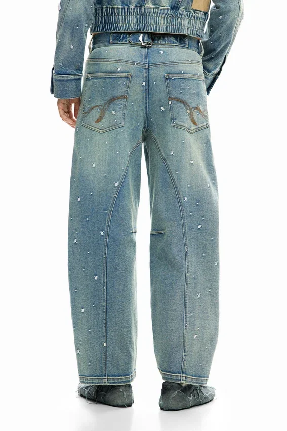 Bestickte Jeans Bestickte Jeans