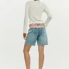 Bestickte Jeansshorts Bestickte Jeansshorts