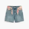 Bestickte Jeansshorts Bestickte Jeansshorts