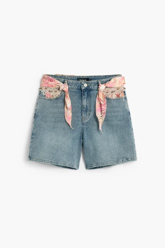 Bestickte Jeansshorts Bestickte Jeansshorts