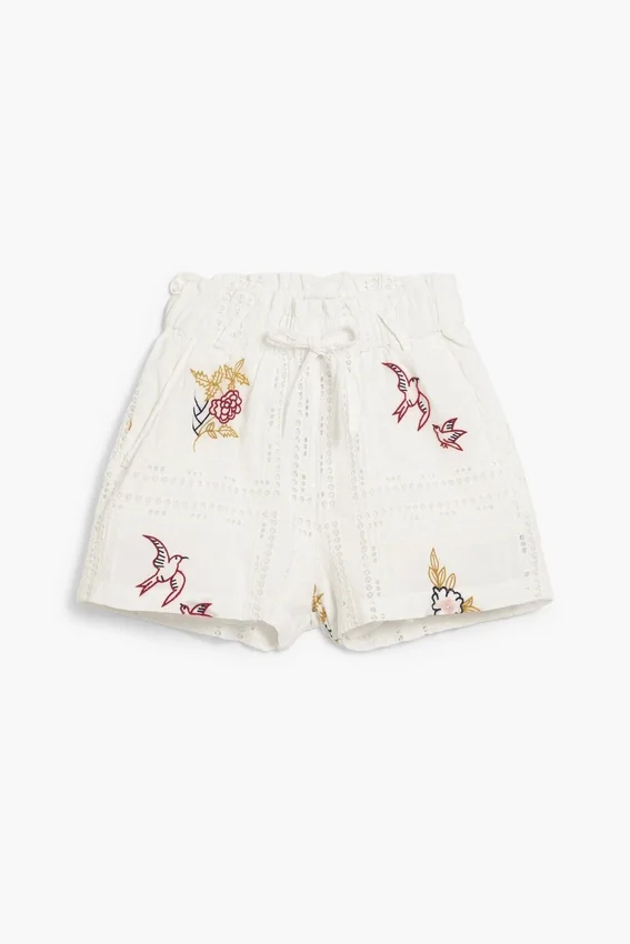 Bestickte Shorts Bestickte Shorts