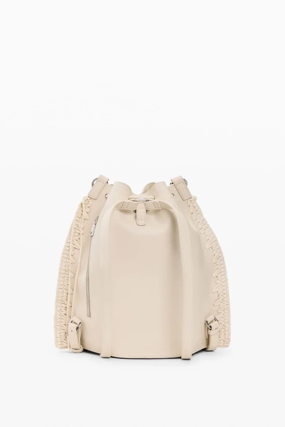 Bestickter Rucksack mit Rüschen Bestickter Rucksack mit Rüschen