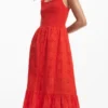Besticktes Midikleid Besticktes Midikleid