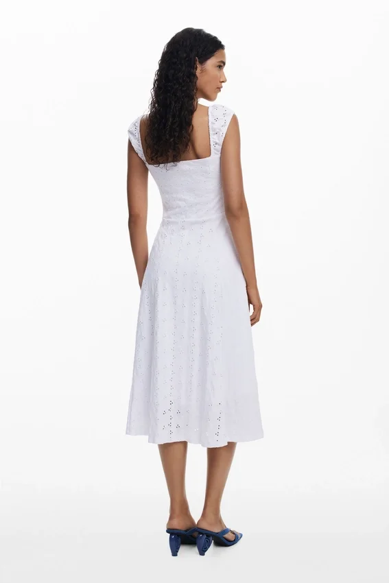 Besticktes Midikleid Besticktes Midikleid