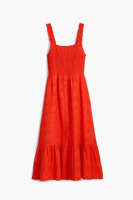 Besticktes Midikleid Besticktes Midikleid