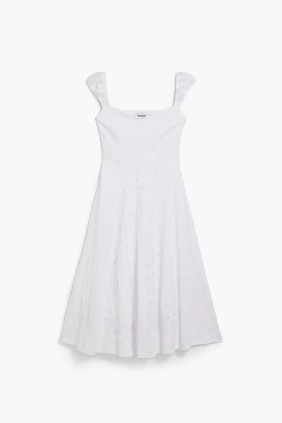 Besticktes Midikleid Besticktes Midikleid