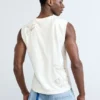 Besticktes Oberteil mit Spaghettiträgern Besticktes Oberteil mit Spaghettiträgern