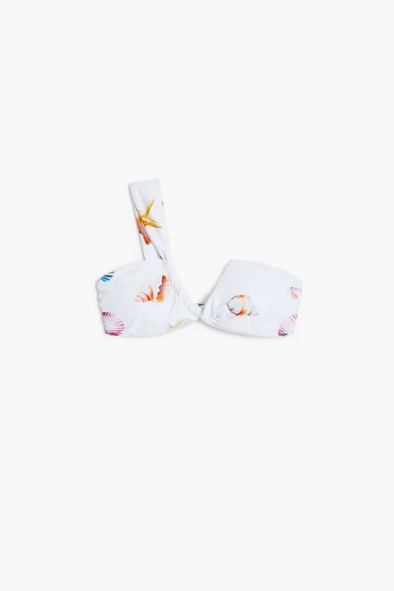 Bikini-Oberteil mit Muschelprint Bikini-Oberteil mit Muschelprint