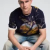 Bio-T-Shirt mit Aufdruck Bio-T-Shirt mit Aufdruck