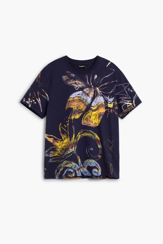 Bio-T-Shirt mit Aufdruck Bio-T-Shirt mit Aufdruck