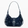 Blaue Denim-Tasche Blaue Denim-Tasche