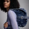 Blaue Denim-Tasche Blaue Denim-Tasche
