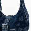 Blaue Denim-Tasche Blaue Denim-Tasche