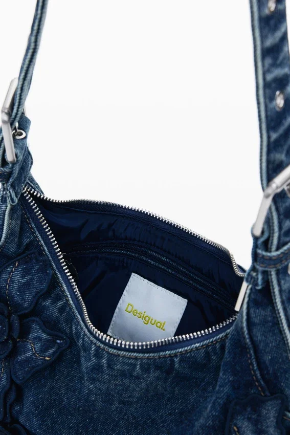 Blaue Denim-Tasche Blaue Denim-Tasche