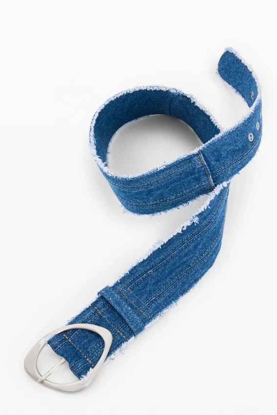 Blauer Denim-Gürtel Blauer Denim-Gürtel
