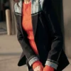 Blazer aus zwei Materialien Blazer aus zwei Materialien