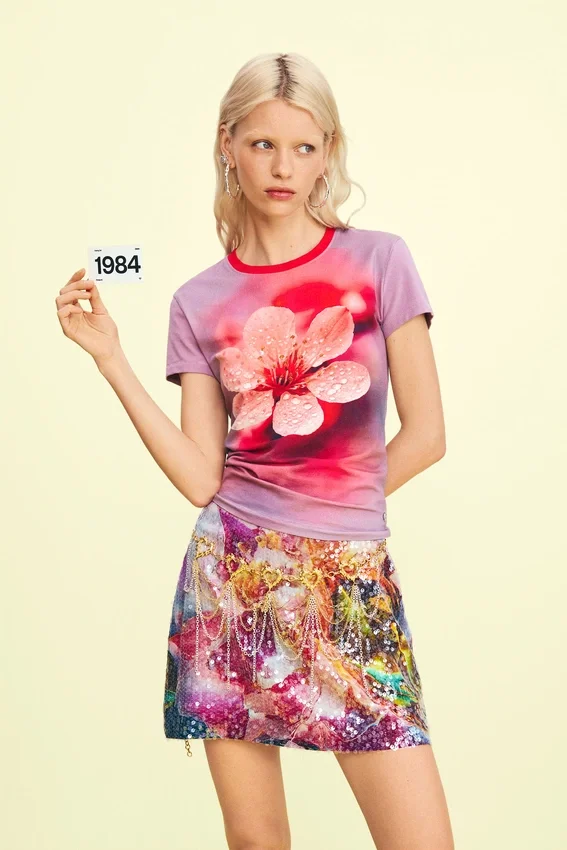 Blumen-T-Shirt Blumen-T-Shirt