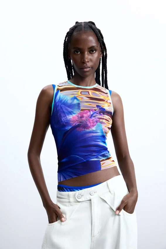 Blumiges T-Shirt Blumiges T-Shirt