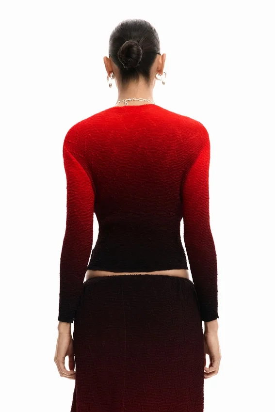 Bluse mit Farbverlauf Bluse mit Farbverlauf