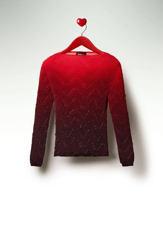 Bluse mit Farbverlauf Bluse mit Farbverlauf