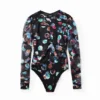 Bodys mit fantasievollem Polka-Dot-Print Bodys mit fantasievollem Polka-Dot-Print