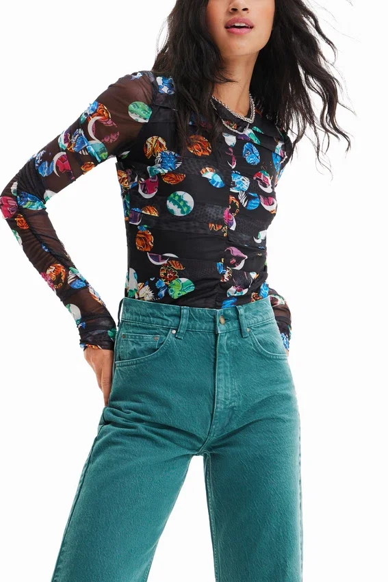 Bodys mit fantasievollem Polka-Dot-Print Bodys mit fantasievollem Polka-Dot-Print