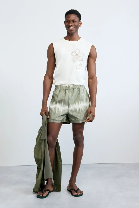 Boxer-Badehose mit Farbverlauf Boxer-Badehose mit Farbverlauf