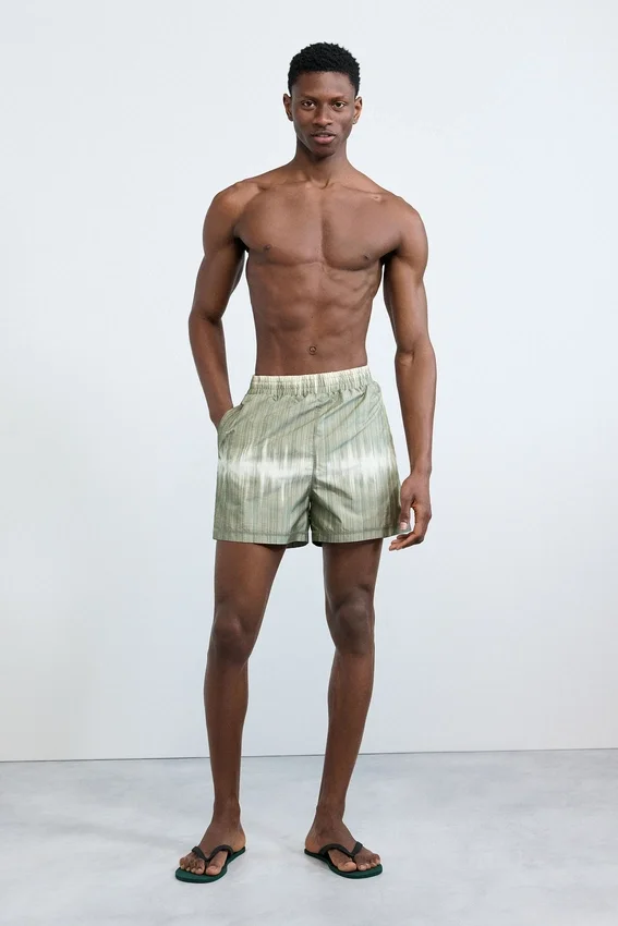Boxer-Badehose mit Farbverlauf Boxer-Badehose mit Farbverlauf