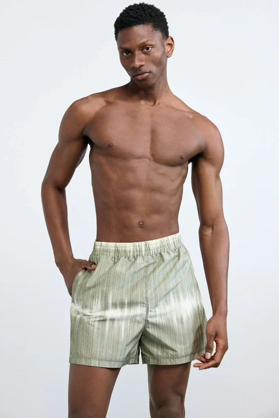 Boxer-Badehose mit Farbverlauf Boxer-Badehose mit Farbverlauf
