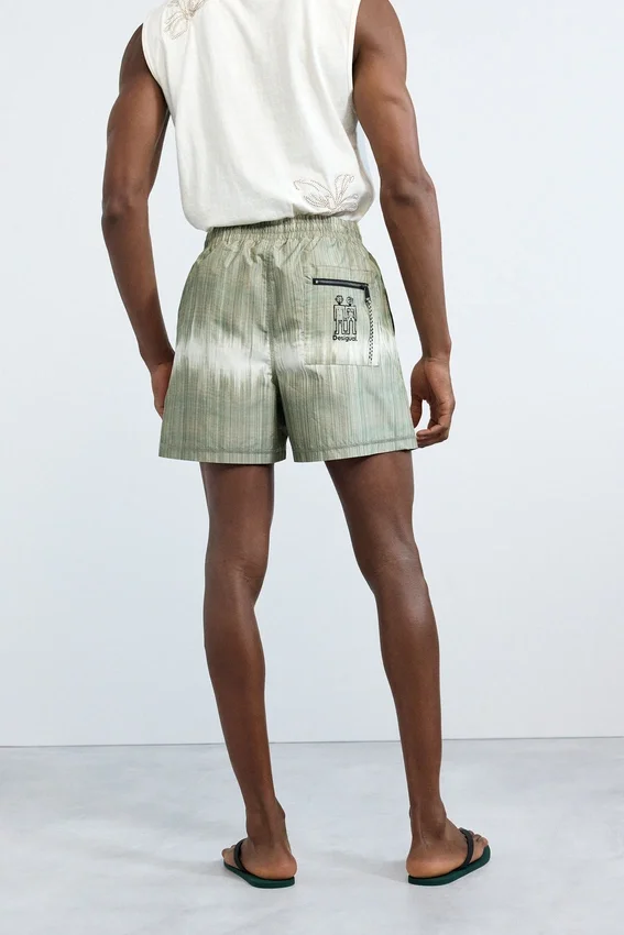 Boxer-Badehose mit Farbverlauf Boxer-Badehose mit Farbverlauf