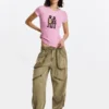 Bedrucktes Kurzarm-T-Shirt Bedrucktes Kurzarm-T-Shirt