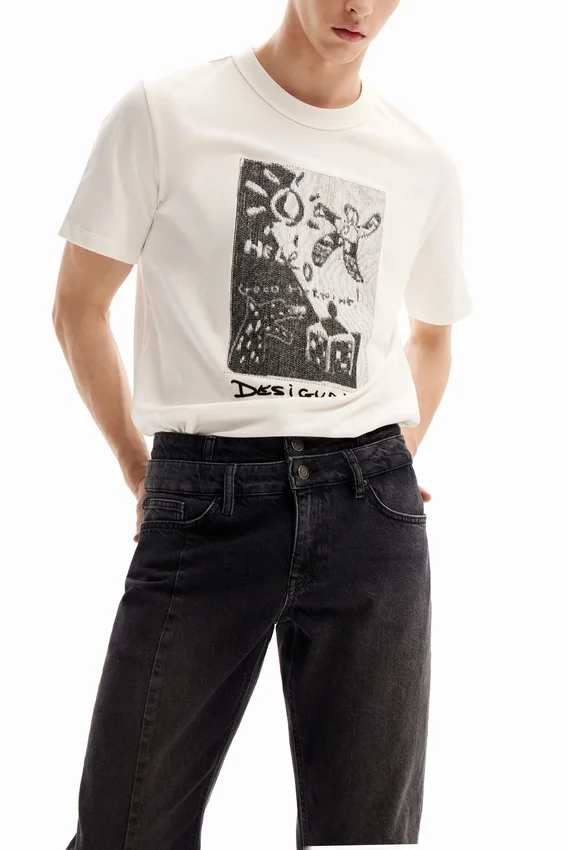 Carrot-Jeans mit doppeltem Bund Carrot-Jeans mit doppeltem Bund