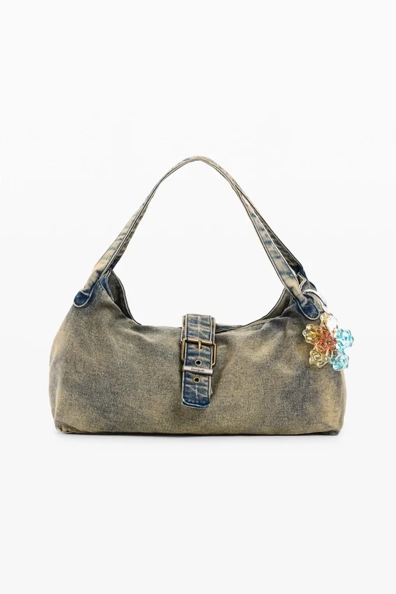 Denim-Charm-Tasche Denim-Charm-Tasche