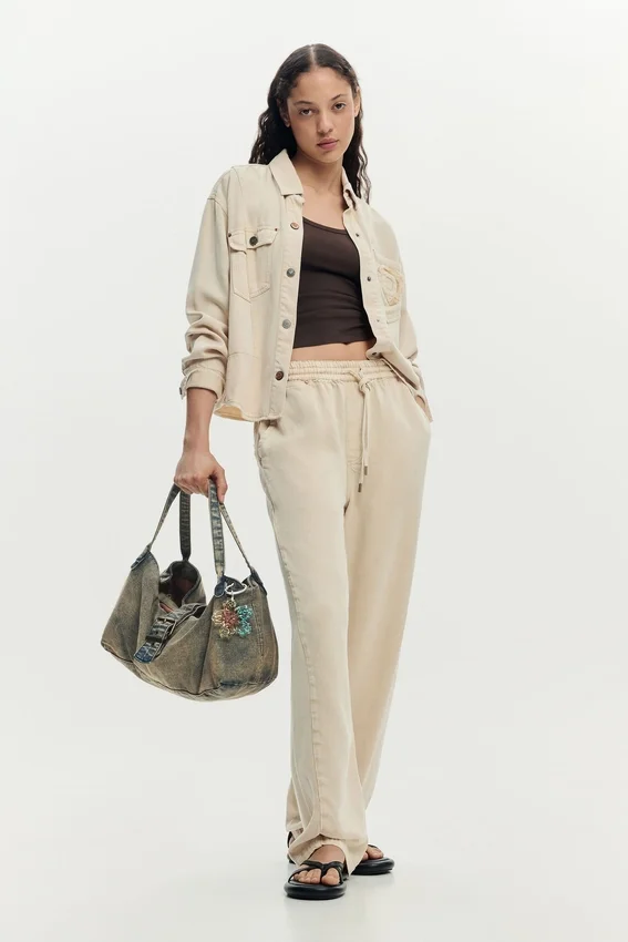 Denim-Charm-Tasche Denim-Charm-Tasche