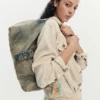Denim-Charm-Tasche Denim-Charm-Tasche