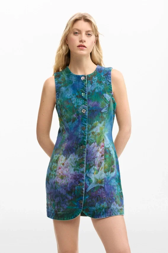 Denim-Gartenkleid Denim-Gartenkleid