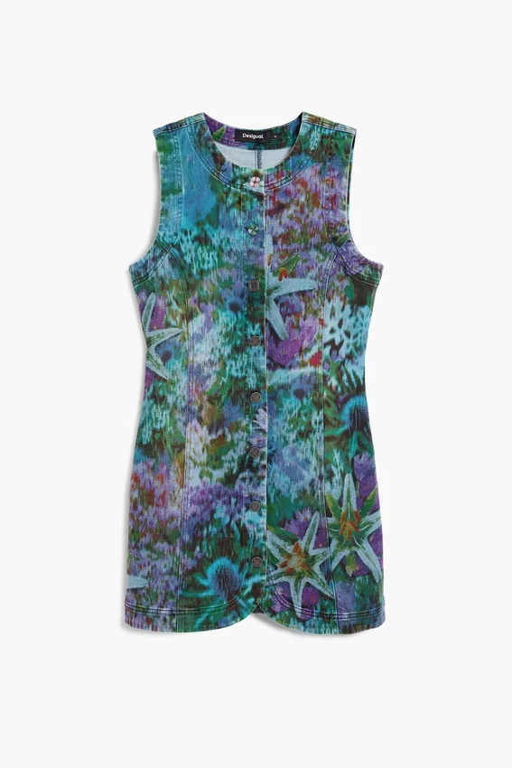 Denim-Gartenkleid Denim-Gartenkleid