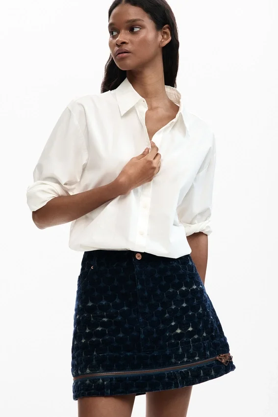 Denim-Jacquard-Röcke Denim-Jacquard-Röcke