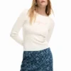 Denim-Rock mit Rüschen Denim-Rock mit Rüschen