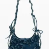 Denim-Tasche mit Applikationen Denim-Tasche mit Applikationen