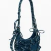 Denim-Tasche mit Applikationen Denim-Tasche mit Applikationen