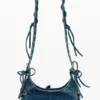 Denim-Tasche mit Applikationen Denim-Tasche mit Applikationen