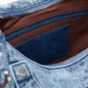 Denim-Tasche mit Schnallen Denim-Tasche mit Schnallen