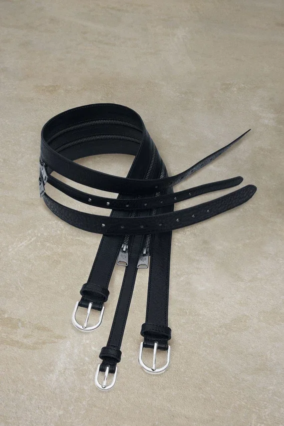 Dreifach-Leder-Studio-Gürtel Dreifach-Leder-Studio-Gürtel
