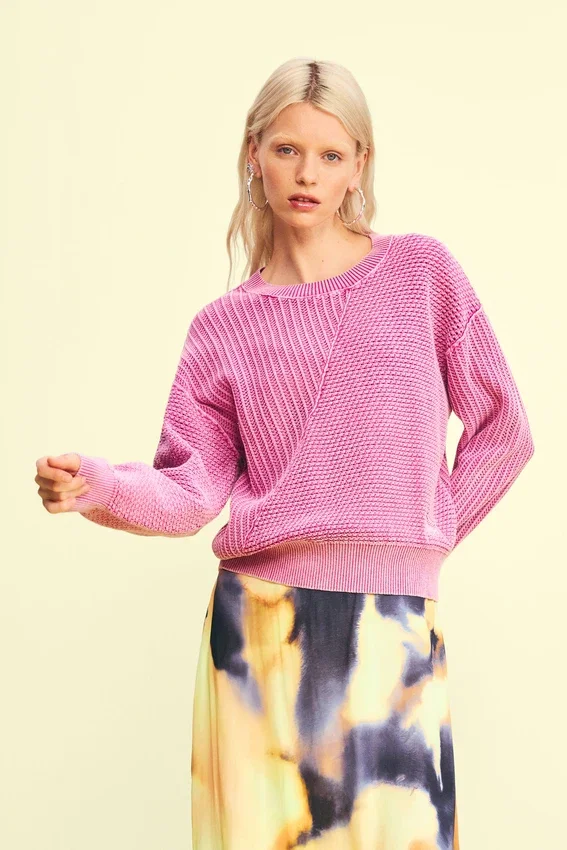 Einfacher Strickpullover Einfacher Strickpullover