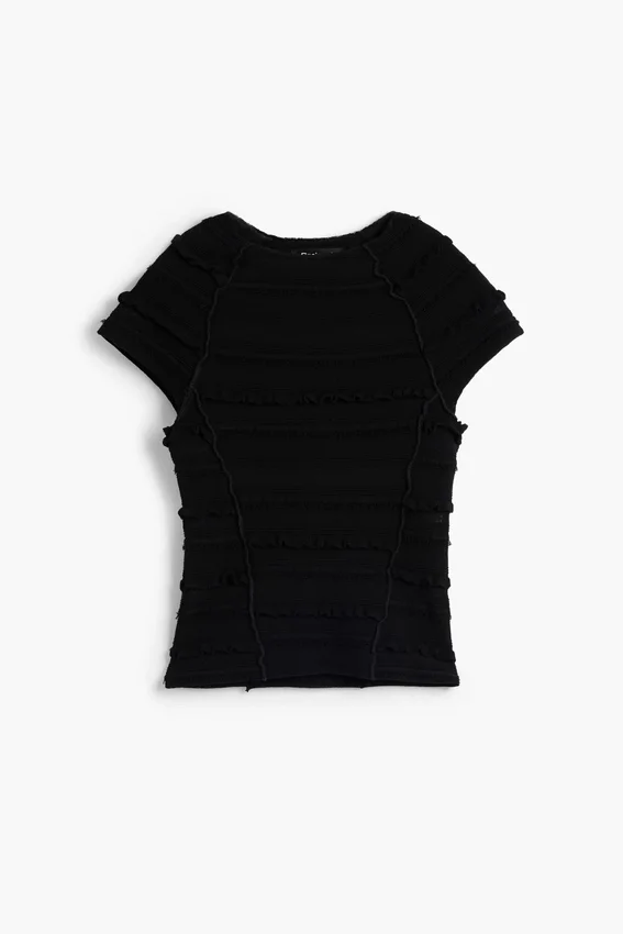 Einfaches T-Shirt mit kurzen Ärmeln Einfaches T-Shirt mit kurzen Ärmeln