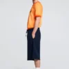 Einfarbige Strick-Bermuda-Shorts Einfarbige Strick-Bermuda-Shorts