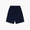 Einfarbige Strick-Bermuda-Shorts Einfarbige Strick-Bermuda-Shorts